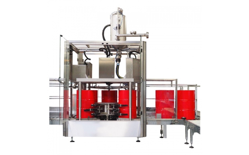 危化產品 托盤滾筒/IBC 灌裝封蓋機