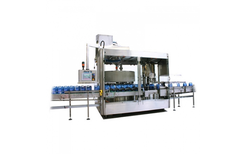 高速旋轉灌裝鎖蓋機