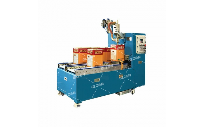 10L方型鐵桶全自動(dòng)化工液體灌裝機(jī)