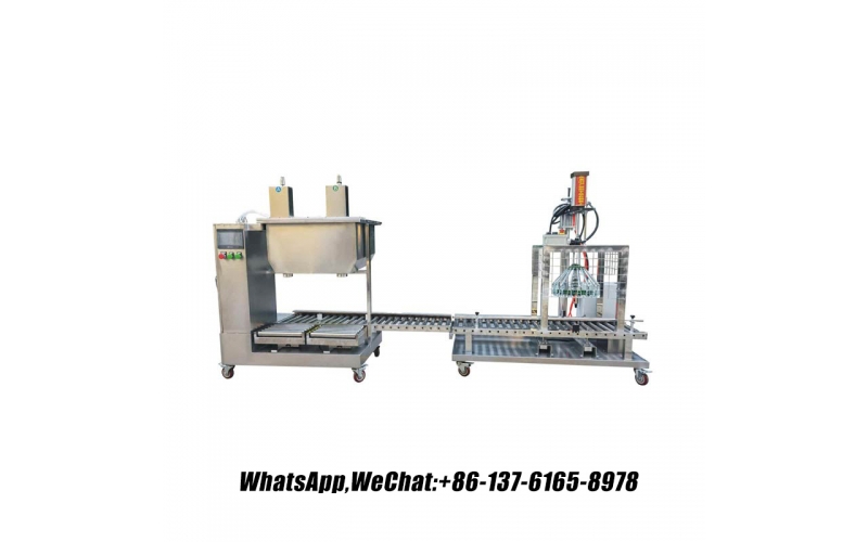 用于化學(xué)溶劑的半自動(dòng)防爆桶灌裝機(jī)