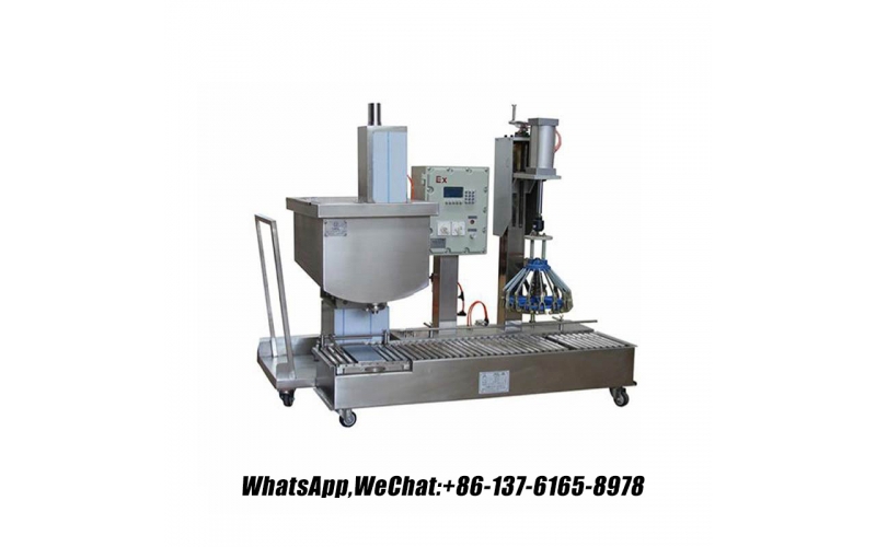 5L半自動油桶耐腐蝕強酸強堿灌裝機