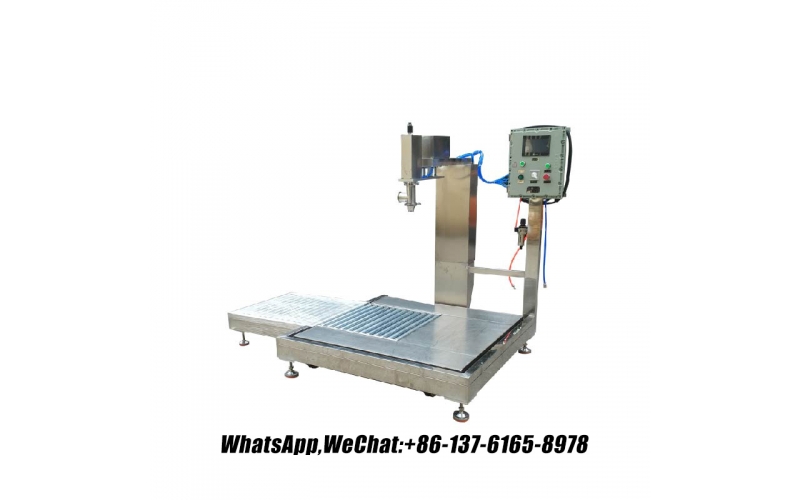 工業(yè)級 200L 半自動液體灌裝機，帶 PLC 控制，用于飲料裝瓶生產(chǎn)線