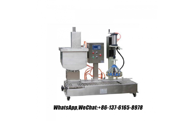 半自動料斗灌裝機_高效粉末_液體_顆粒包裝_工業(yè)用途